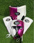 No Boxing No Life Sparring Set Of Gloves Headgear Groin Protector White pink