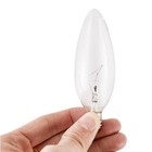12-pack 40w 110v Incandescent Candle Light Bulbs Dimmable Chandelier Sz-40watt