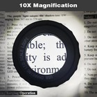 10x Loupe Magnifier Rechargeable Jewelers Loupe With Uv And Led Lights  Illumin
