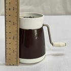 Vintage Federal Housewares Nut Grinder Brown White Plastic Kitchen Tool Gadget