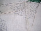  j  Vintage Wonderart Ecru Linen Stamped To Embroider lot Of  5   runner  Doily