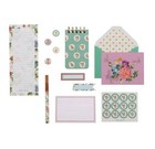 New  Pioneer Woman Stationary Gift Set    Cheerful Rose Floral 59 Piece