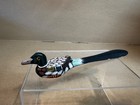 Vintage Pair Miniature Hand Painted Owls   Duck Letter Opener  Bird Figurines