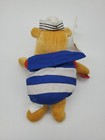 Disney Mini Bean Bag Plush Winnie The Pooh - Nautical Pooh - Vintage 1999 Nwt