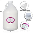 2 Pack - 1 Gallon Plastic Bottle - Large Empty Jug Style Container With Child Re