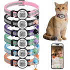 6 Pack Breakaway Reflective Cat Collars With Bell   Qr Code Id - Multi-color Set