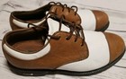Nike Women s Size 6 5 M Golf Shoes Saddle Brown White Leather 
