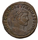Diocletian  284-305  Ae Silvered Follis  28 00 Mm  8 78 G   A3365