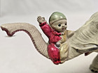 Vintage Clockwork Celluloid Circus Elephant 7 1 4  Long Made In Pre Wwii Japan