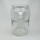 Vintage 1950s Clear Glass Apothecary Jar For Applicators