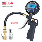 Lcd Digital Air Tire Inflator With Pressure Gauge Chuck For Truck car bike New