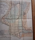 1898 Reading Pa Board Of Water Commissioners 33rd Annual Report Large Map 