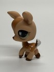 Littlest Pet Shop Lps Deer Fawn Brown Beige Spotted Figure Green Eyes  634