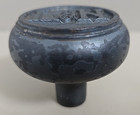 L   N Railroad Door Knob Louisville   Nashville Railroad Black Metal Vtg  Rare
