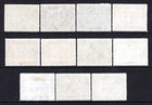  335      Aden Kgvi 1951 Surch Set Sg36-46 Lm mint   2s  On 2r Is M mint 