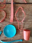 Vintage Marx Johnny West Princess Wildflower Indian W  Accessories Orange Baby