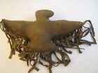 Native American Beaded Leather Fetish  American Indian Eagle Amulet    4-a