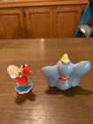 Vintage Disney Dumbo   Timothy Q Mouse Salt Pepper Shaker Set Collectable Figure
