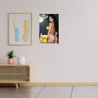 Modelo Beer Poster 11x17 Asian Girl Beer Poster Man Cave Bar Decor Read De