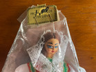 Vintage Souvenir From Greece 7  Plastic Native Costume Woman Mini Doll Ifestos