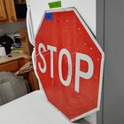 Stop Sign 30  Authentic Retired Street Traffic Road Sign Lot 12-446