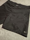 Nike Men s Black Swim Shorts Size L Mesh Lining Water-repellent Elastic Waist