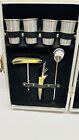 Vintage Royalite Black Plastic Portable Travel Bar Case