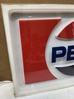 Vintage Pepsi Vending Soda Machine Panel Sign Logo Very Good Condition