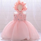 Baby Girl Sleeveless Solid White Ruffled Lace Tutu Dress Princess Party Sundress