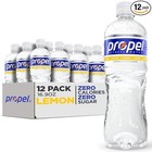 Propel Lemon Zero Calorie Sports Water - 16 9 Oz Bottles  12-pack 