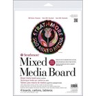 Pro Art 56411 500 Series Mixed Media Board Vellum 11x14 Inch 4 Sheets Pad