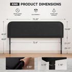 Upholstered King Size Headboard Only California Headboard King Size