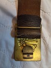 Vintage Ukraine Military Belt With Brass Buckle Ukrainian Army Military Trident