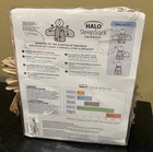 Halo Sleepsack Swaddle 100  Cotton Tog 1 5 Newborn 3-6 Months  Watercolor Rose 