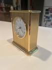 Chelsea Usa Embassy Clock In Brass   Case West Germany 5 75  Tall X 4 75  Wide