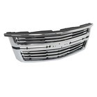 Front Grille Upper Chrome Molding And Black For Tahoe Suburban 2015-2020