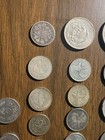 Lot Of 24 Silver World Coins Foreign Coins Various Countries And Conditions