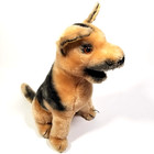 Vintage Plush Dog Stuffed Animal Dakin 1975 German Shepard Puppy Dog 14  Tall