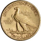 Us Gold  10 Indian Head Eagle - Xf Condition - Random Date 