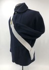 White Buff Leather Baldric With Brass Plate