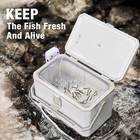 14l Large Capacity Fishing Cooler For Live Bait Station With 4000mah Silent R   