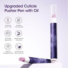 4-in-1 Cuticle Pusher Pen With Oil  Remover   Repair For Healthy Nails