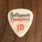 Hollywood Vampires Johnny Depp Tour Guitar Pick Alice Cooper Joe Perry Bat
