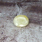 2 4ct Unheated Yellow Sapphire Natural Earth Mined Faceted Oval Needs Polish