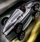 Art Deco Antique Vintage Mid-century Modernism Modern Race Car Concept 1930 1940