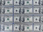 12 Sequential One Hundred Dollar Bills  100 Federal Reserve Notes 2003 crisp Lot