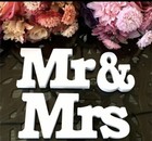    mr   Mrs     Wooden Letters Reception Decor Wedding Bride Groom Brand New White