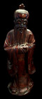 Chinese Carved Wood Wooden Wenchang Wang 9 3 4  Statue Figurine Vintage Antique