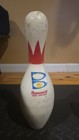 Vintage Brunswick Red Crown Ten-pin Bowling Pin Plastic White red 5