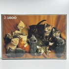 Vintage Jumbo 1500 Piece Kitten Cats Jigsaw Puzzle Sealed Made In Holland